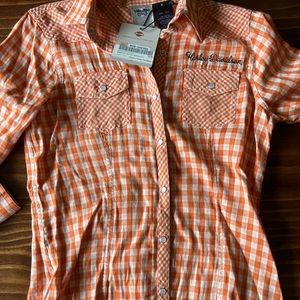 Harley Davidson woman’s Button up